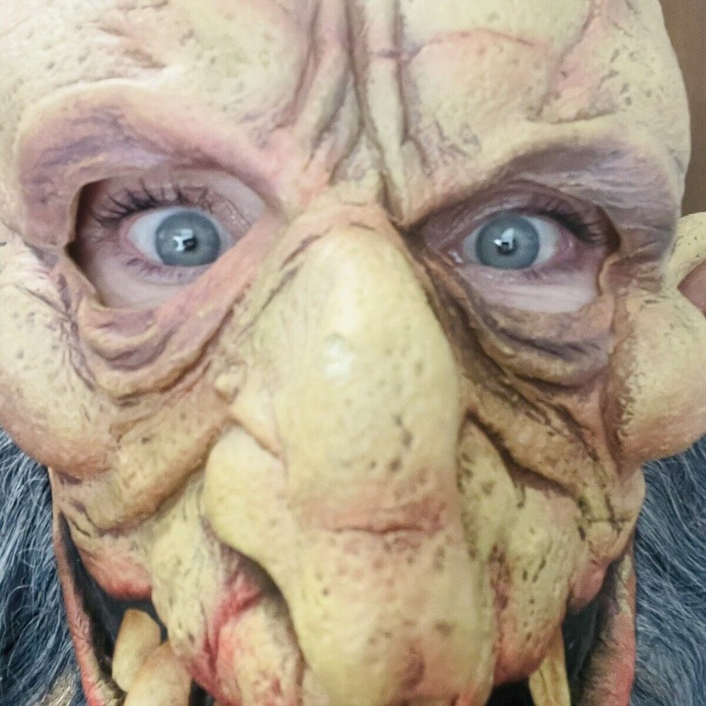 Vintage 2001 The Paper Magic Group Halloween Rubber Mask Hillbilly - Picture 3 of 10